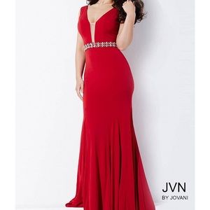 Stunning red 2017 Jovani dress